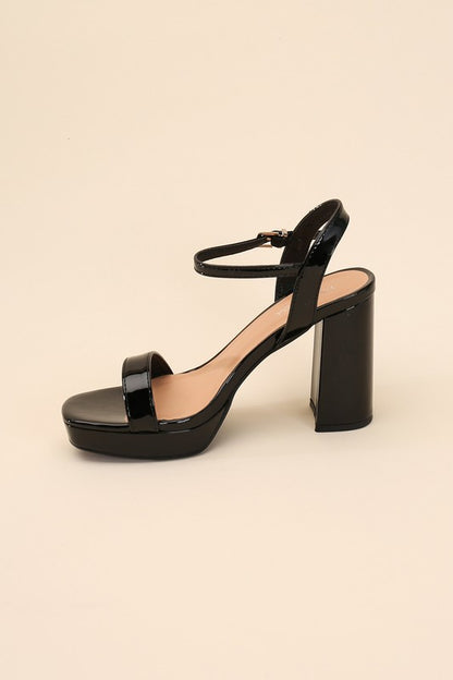 Bold Stylish Ankle Strap Heel