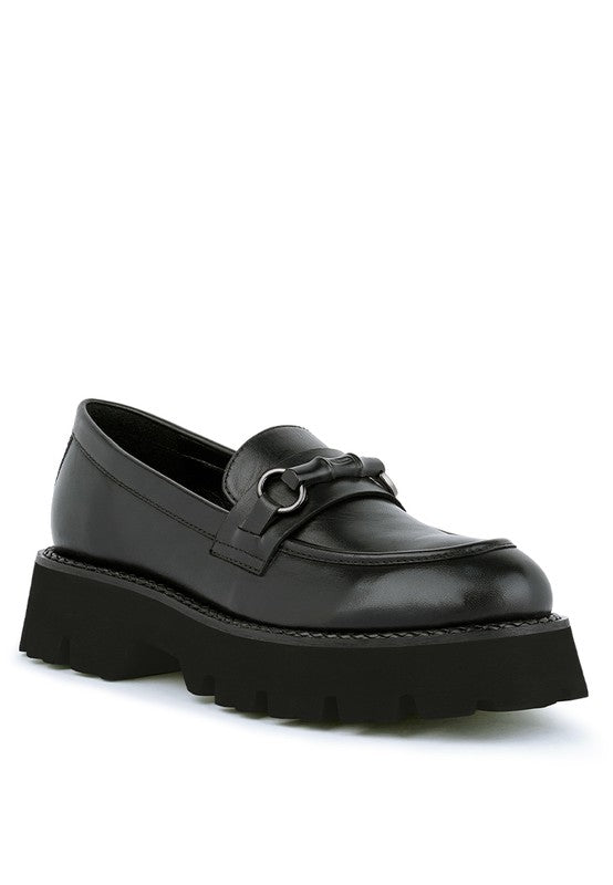 Bold Luxurious Chunky Leather Loafers