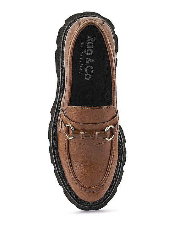 Bold Luxurious Chunky Leather Loafers