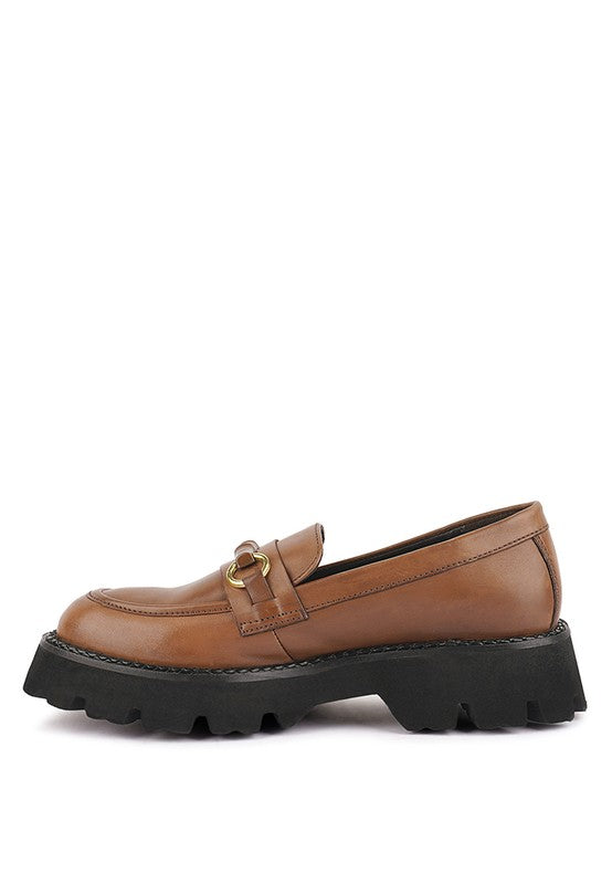 Bold Luxurious Chunky Leather Loafers