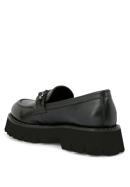 Bold Luxurious Chunky Leather Loafers