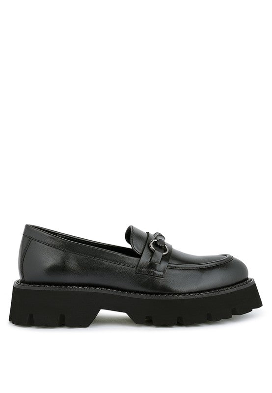 Bold Luxurious Chunky Leather Loafers