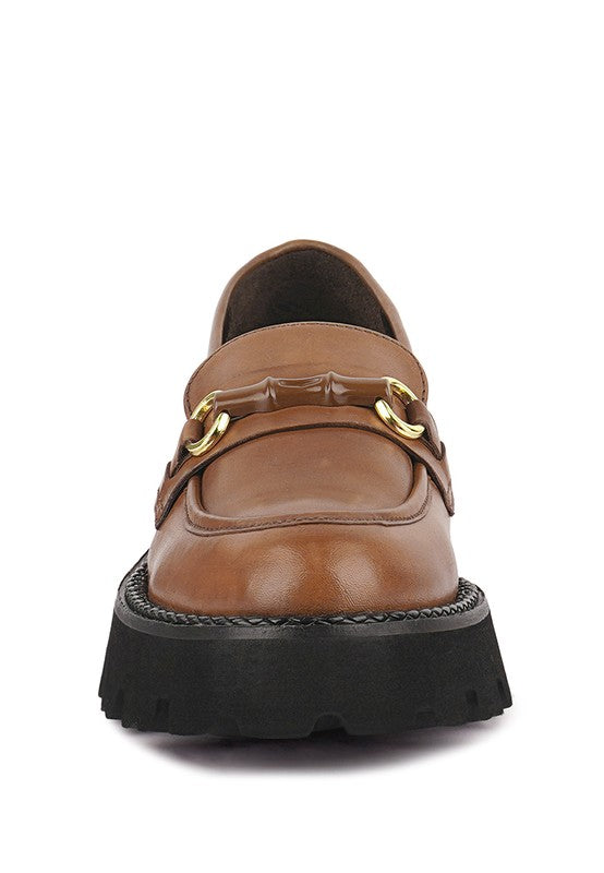 Bold Luxurious Chunky Leather Loafers