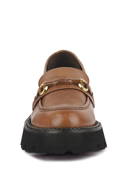 Bold Luxurious Chunky Leather Loafers