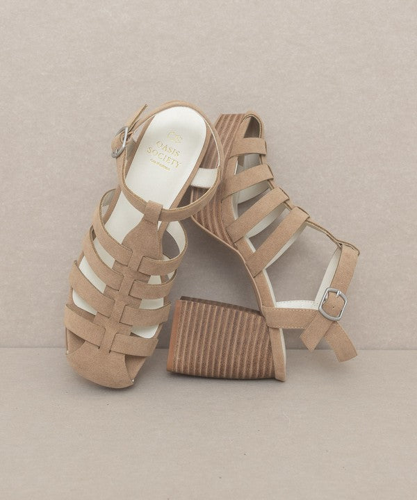 Bold Versatile Gladiator Platform Heel