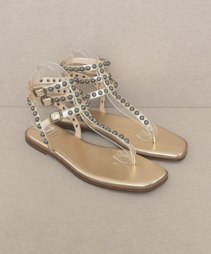 Bold Oasis Society Oaklyn - Studded Gladiator Sandal