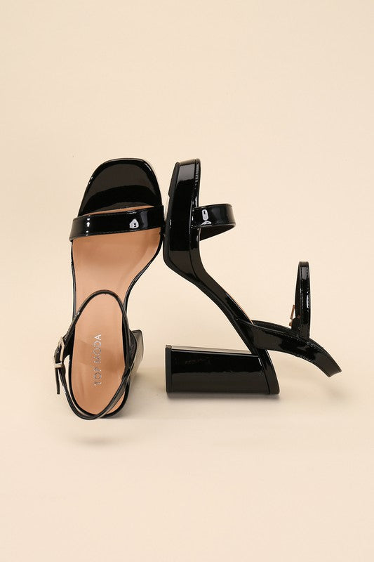 Bold Stylish Ankle Strap Heel