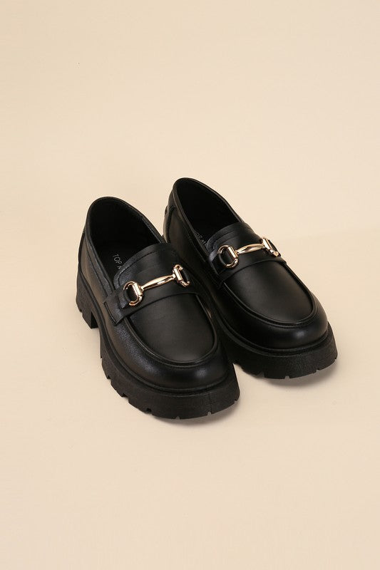 Bold sophisticated Horse-Bit Loafer