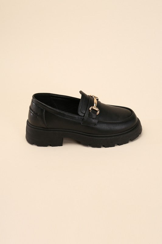 Bold sophisticated Horse-Bit Loafer