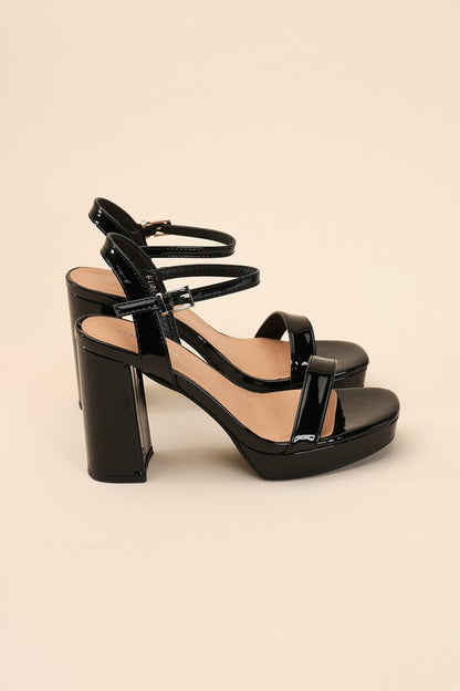 Bold Stylish Ankle Strap Heel