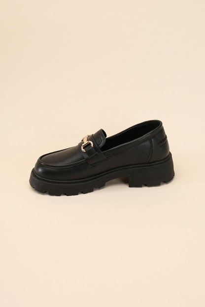 Bold sophisticated Horse-Bit Loafer