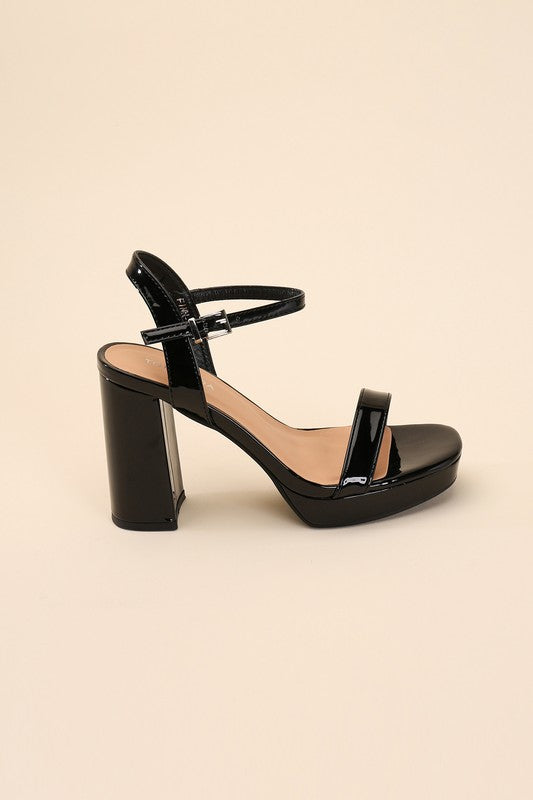 Bold Stylish Ankle Strap Heel