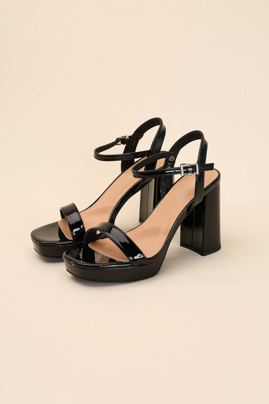 Bold Stylish Ankle Strap Heel