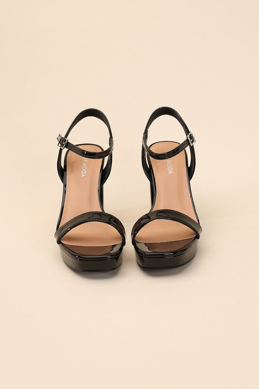 Bold Stylish Ankle Strap Heel