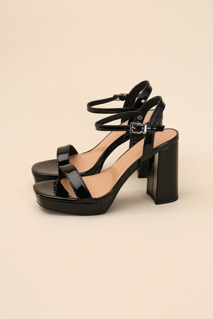 Bold Stylish Ankle Strap Heel