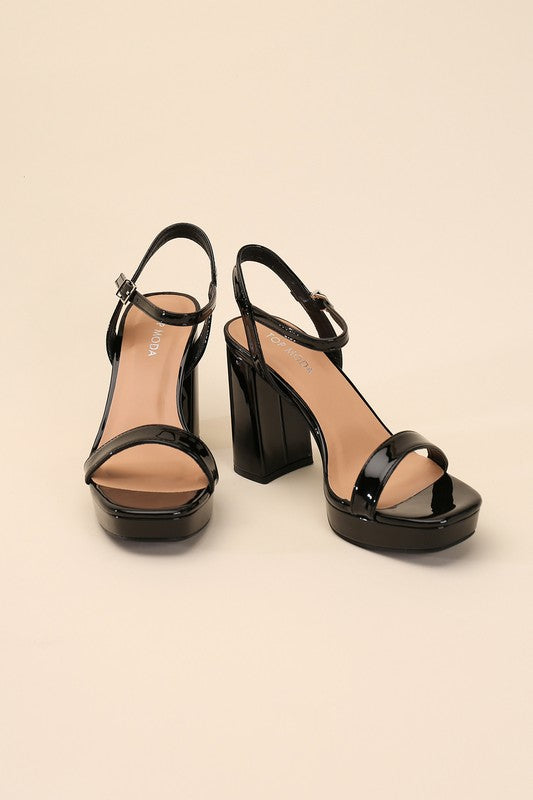 Bold Stylish Ankle Strap Heel