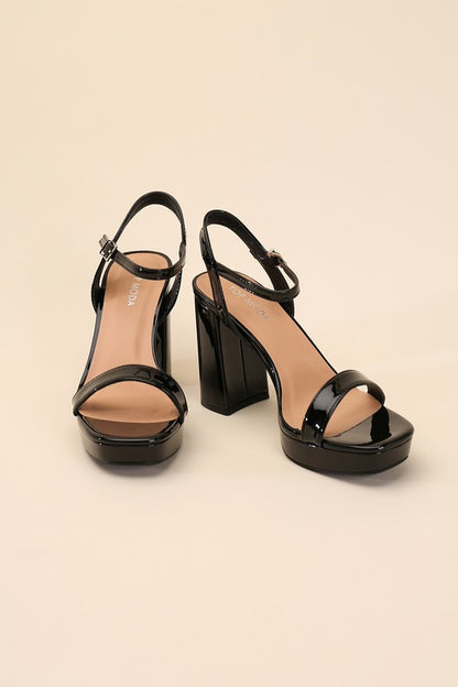 Bold Stylish Ankle Strap Heel